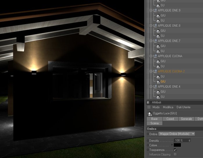 render con parametro ombra impostato (provato tutti i tipi di ombra)