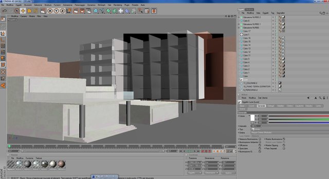 Mentre questo è quel che fa adesso! Come vedete, nella schermata principale si vede che le texture sono allegate ai solidi, ma all'atto di renderizzare, SPARISCONO!