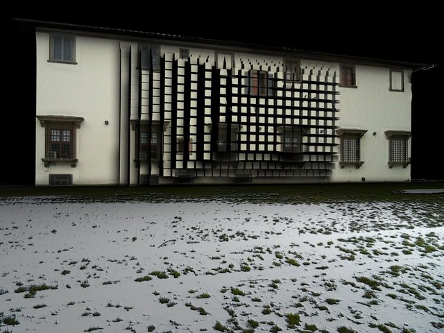 Facciata_villa_ clone object+shader effector