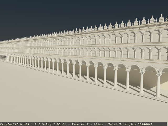 Un render Override con sole