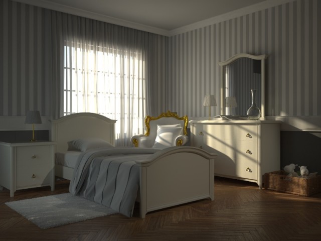 immagine da render + gamma a 2,2 dai filtri + sottoesposizione dai filtri