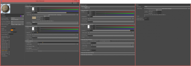 Screen Materiale