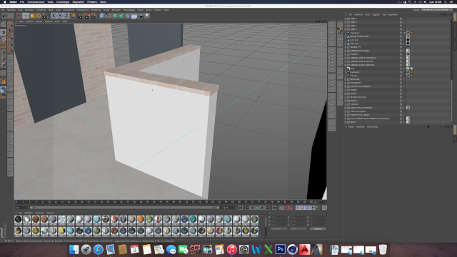 Questa è la schermata dell'editor in cui visualizzo il materiale correttamente e me lo scalo a piacere.