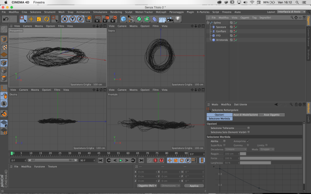 4 viste spline