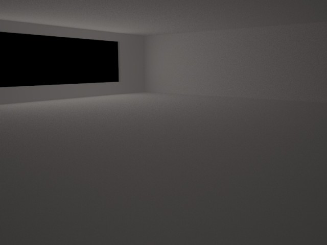 questa solo con un'area attivata Illuminazione identica a quella sotto area più cielo
