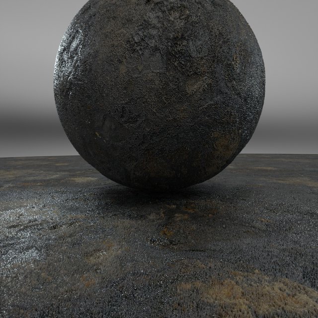 Meteorite 03 4k. Tileable.