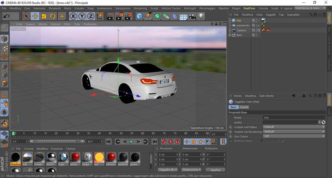 Aggiornamento compositing bmw