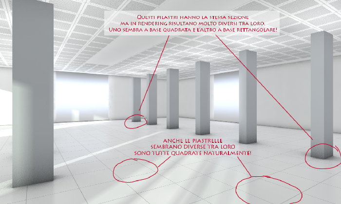 ESEMPIO DEFORMAZIONE PROSPETTICA