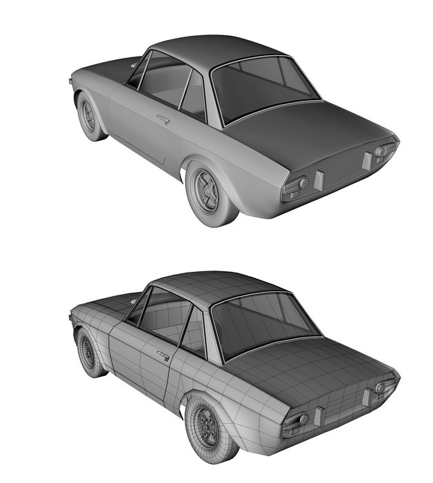 Lancia fulvia - 19-07-2009  - 3-4 retro.jpg