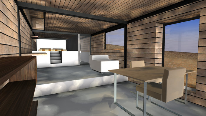 interno con bagliori pop