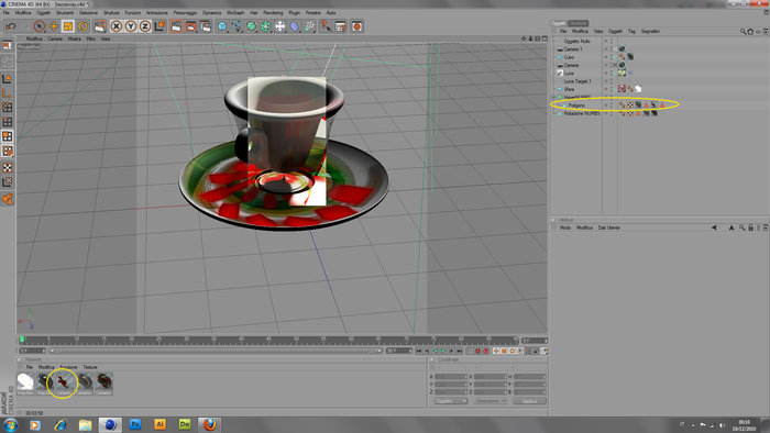 Con vray però non funziona, il canale alpha rende effettivamente trasparente l'oggetto... :(