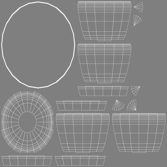 uv map generata da c4d