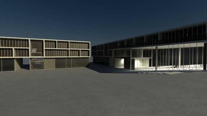 render con materiali  usando la camera standard  di c4d