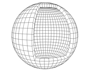 poligono figlio di &quot;tessuto nurbs&quot;