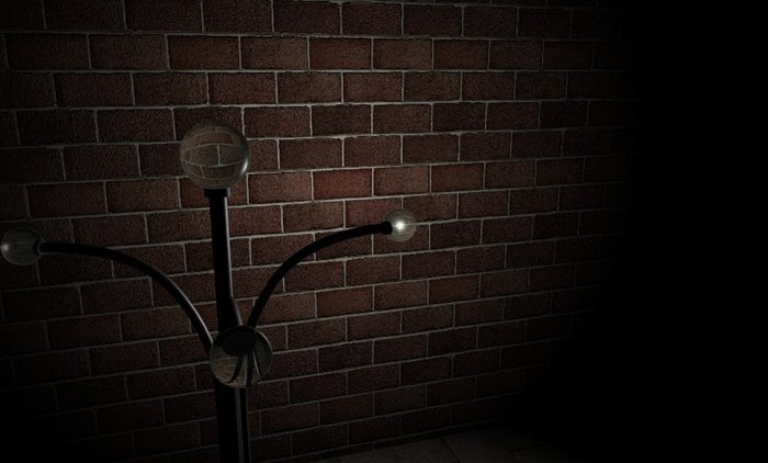 Immagine di ora, la sfera e' messa dentro la lampada