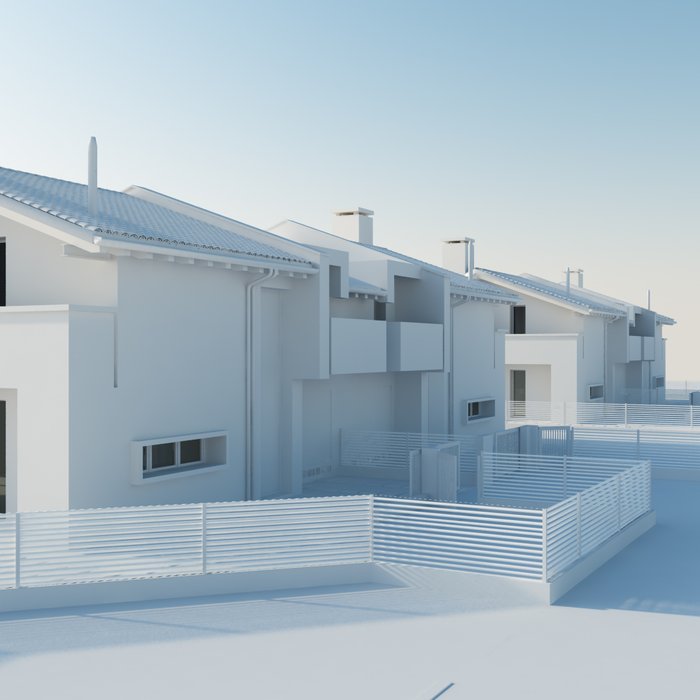 con vetro e texture recinzione