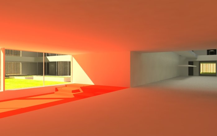 immagine con materiale vray normale