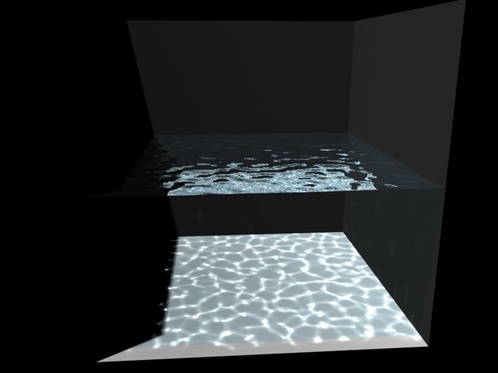 IOR=1.22<br />Luce=Infinita ombre area<br />Num. Fotoni=1000000