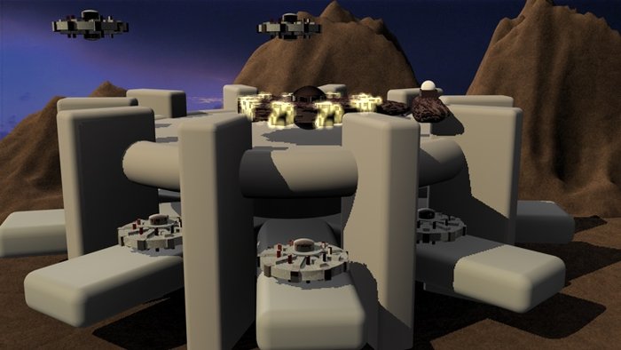 light dome, una luce omni e una infinita per simulare il sole, no ig