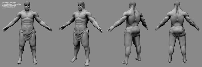lowpoly - Normal + AO