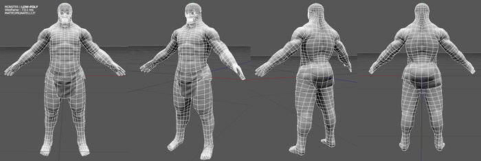 lowpoly - wireframe