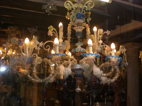 lampadario sospeso &quot;veneziano&quot;