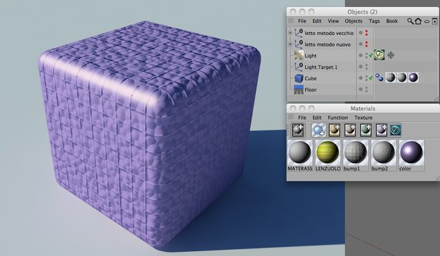due livelli di bump e un diffuse in mixa textures