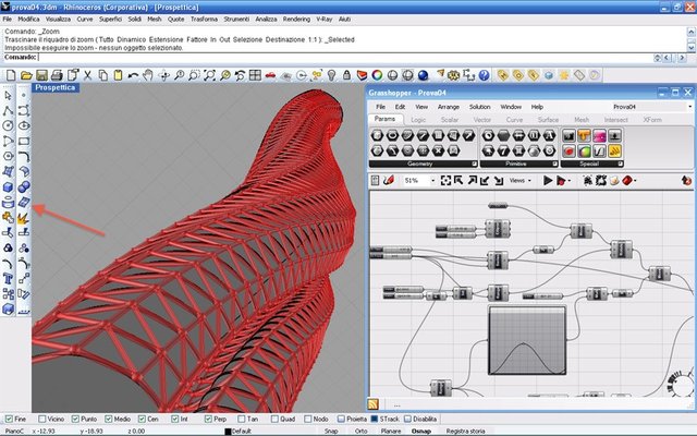 pulsante mesh