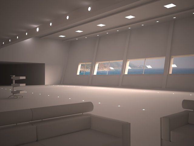 Render senza luci ingresso auto