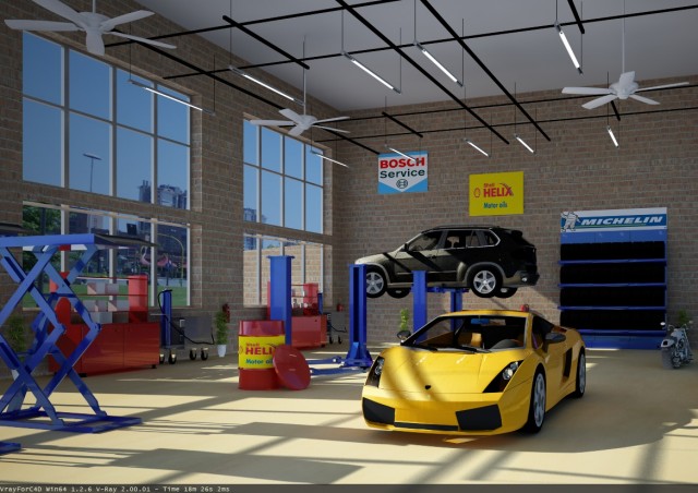 c4d+vray