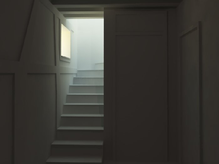 Primo render senza texture.