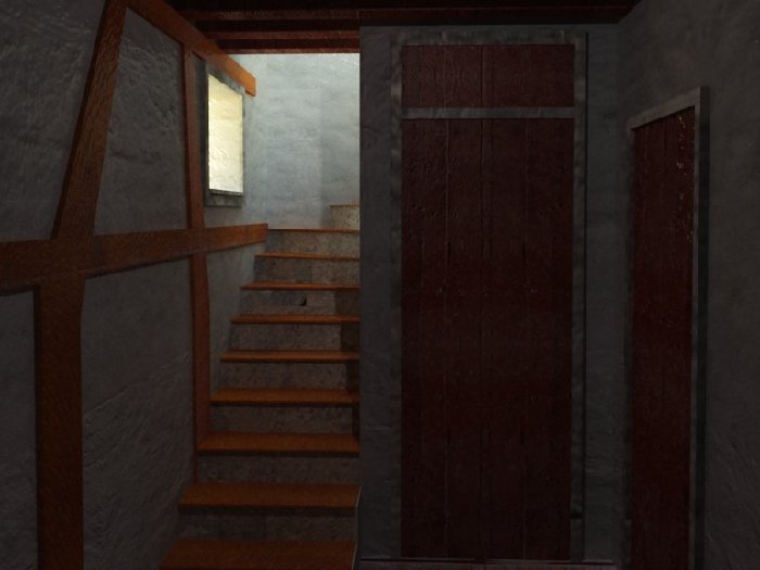 Secondo render con texture.