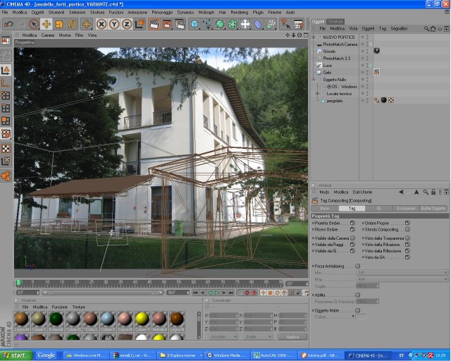 Tag compositing dell'oggetto cielo