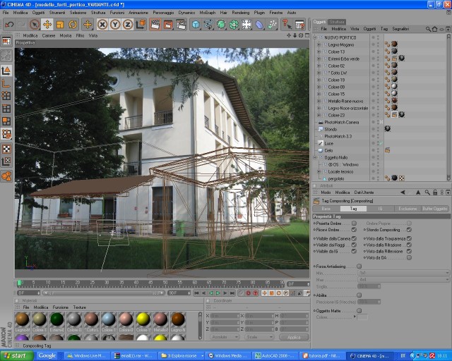 Tag compositing dell'edificio esistente