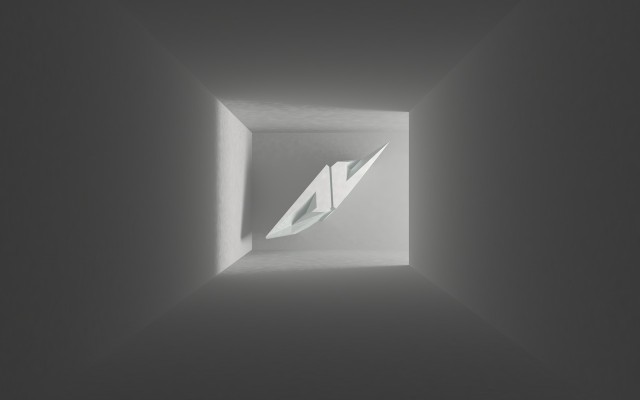 Questo è il risultato penoso. Anche il logo è macchiato. I materiali sono molto semplici e privi di qualsiasi effetto o riflessione.