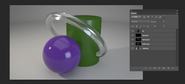 render in photoshop