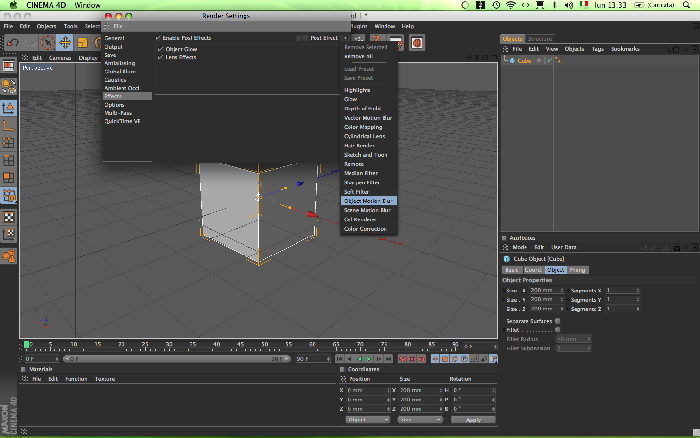 opzione di render