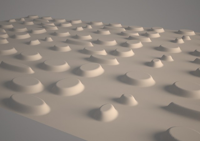 render con piano a 874 poligoni.