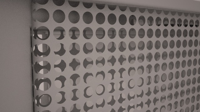 Griglia creata con uno shader procedurale