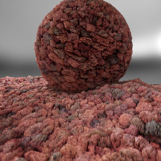 Red Lava Rocks 4k. Tileable