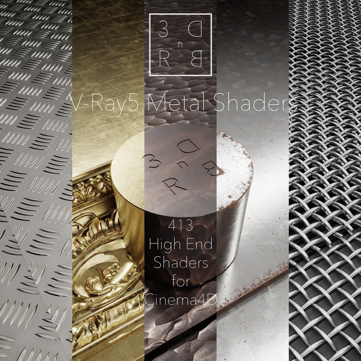 3DRNB V-Ray 5 Metal Shaders 3DRNB V-Ray 5 Metal Shaders
